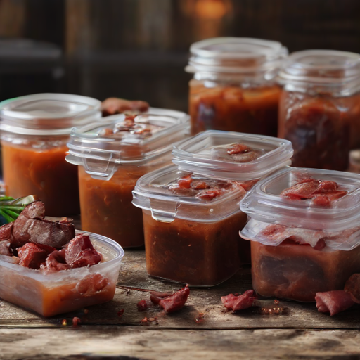 Afbeelding van Ideale maten plastic vleesmarinadebakken voor BBQ