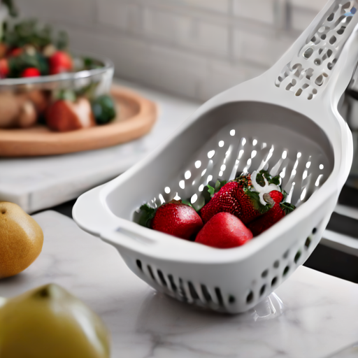 Afbeelding van Opvouwbare groentezeven voor het afspoelen van fruit