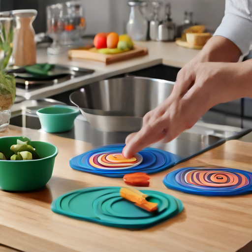 Afbeelding van Creatieve toepassingen voor herbruikbare siliconen onderzetters