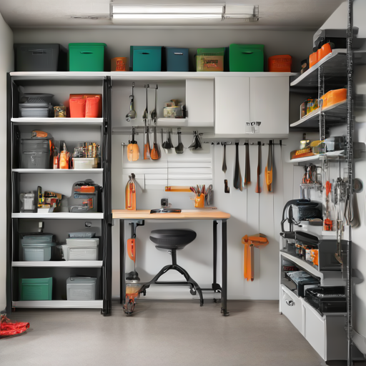 Afbeelding van Ruimtebesparende tips met plastic vouwplanken in garage