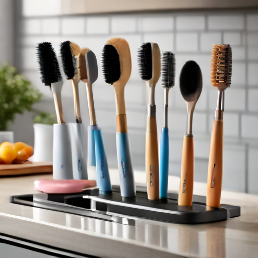 Afbeelding van Bespaar Tijd met Multifunctionele Afwasborstels