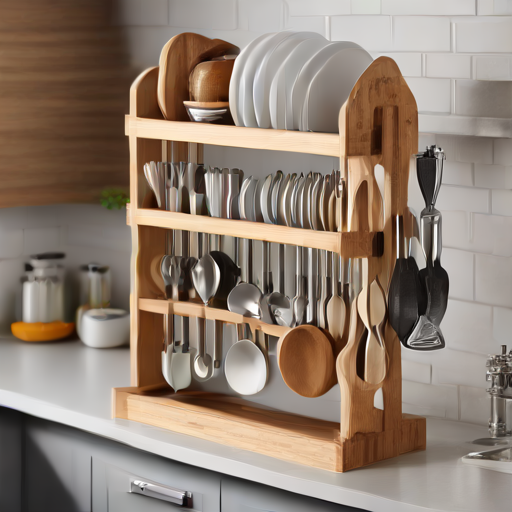 Afbeelding van Zelf keukengerei opbergrekken maken: een gids