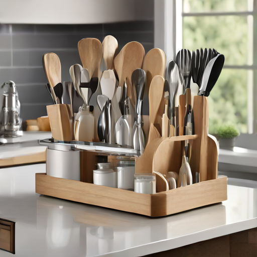 Afbeelding van Beste keukenblad organizers voor moderne keukens