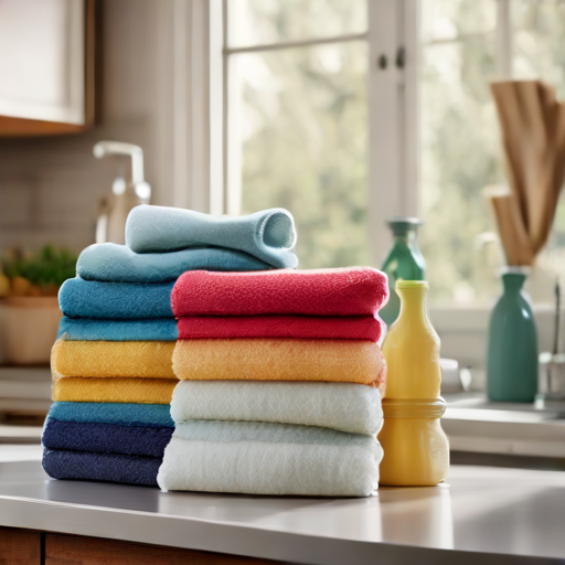 Afbeelding van Keukendoeken combineren met schoonmaakmiddelen: Tips