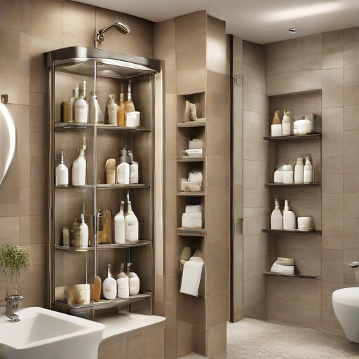 Afbeelding van Douche Organizers: De Sleutel tot een Georganiseerde Badkamer