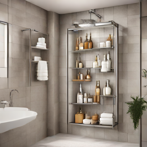 Afbeelding van Organiseer je badkamer met douche organizers