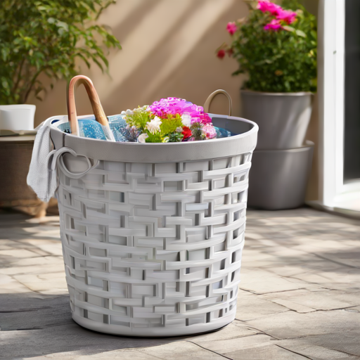 Afbeelding van Opvouwbare wasmandjes: Perfect voor buitengebruik?