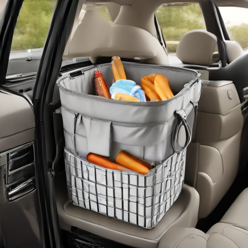 Afbeelding van Top opvouwbare wasmandjes voor in de auto