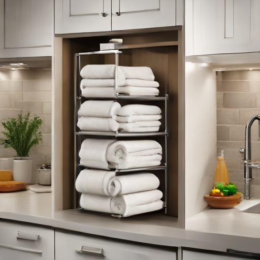 Afbeelding van Handdoekorganizers in de keuken: Slimme tips voor efficiëntie