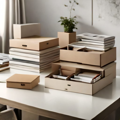 Afbeelding van Combineer opvouwbare opvouwdozen met andere verpakkingen