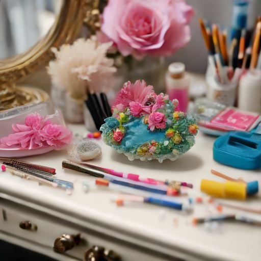 Afbeelding van Versier je eigen plastic haarclipjes eenvoudig thuis