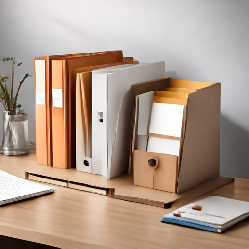 Afbeelding van Top papieropslagmappen voor efficiënte documentorganisatie