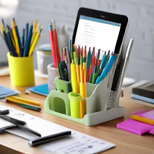 Afbeelding van Combineer markeerstiftenhouders met ander schrijfgerei