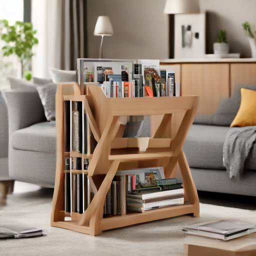 Afbeelding van Opvouwbare tijdschriftenhouders voor kleine appartementen