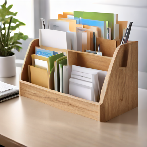 Afbeelding van Waar papierorganizerrekken kopen voor een opgeruimd kantoor