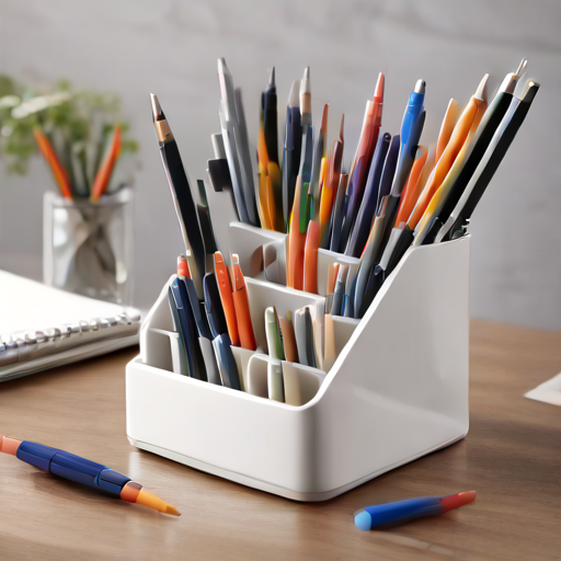 Afbeelding van Multifunctionele penhouders en accessoires combineren