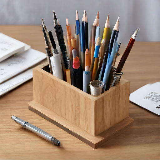 Afbeelding van Maak je eigen multifunctionele penhouder eenvoudig zelf