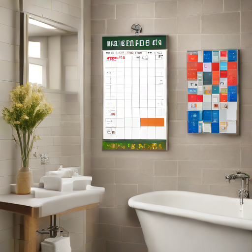Afbeelding van Beste opties voor kalenders met magneetjes in de badkamer