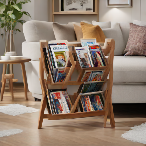 Afbeelding van Maak zelf opvouwbare tijdschriftenrekken voor thuis of kantoor