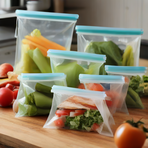 Afbeelding van Herbruikbare siliconen boterhamzakjes: de duurzame keuze