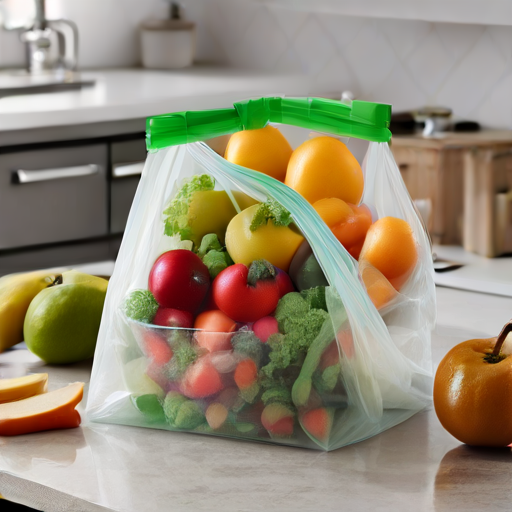 Afbeelding van Siliconen opbergtassen voor veilige voedselopslag