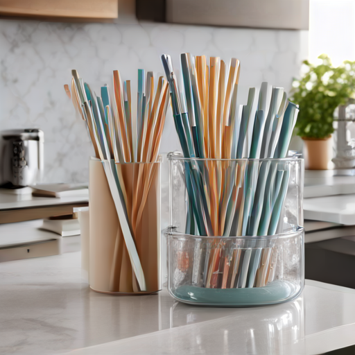 Afbeelding van Herbruikbare rietjes opbergen: tips en trucs