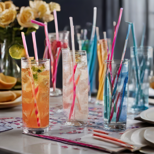 Afbeelding van Goedkoopste herbruikbare rietjes voor feesten kopen