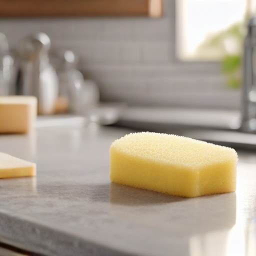 Afbeelding van Gebruik de keukenspons met handgreep effectief en efficiënt