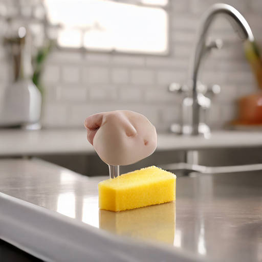 Afbeelding van Keukenspons met handgreep: Prijzen en Voordelen