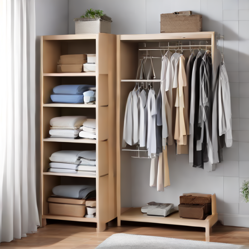 Afbeelding van Opvouwbare kledingopbergers voor kleine appartementen