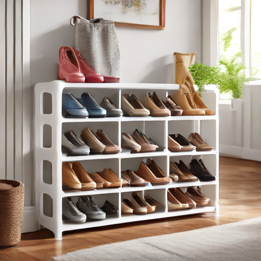 Afbeelding van Ontdek kleuren en stijlen van plastic schoenrekken