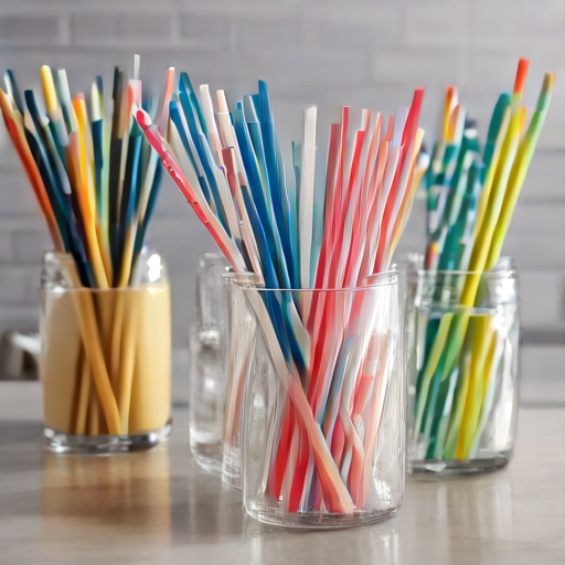 Afbeelding van Veilig bewaren van herbruikbare siliconen rietjes