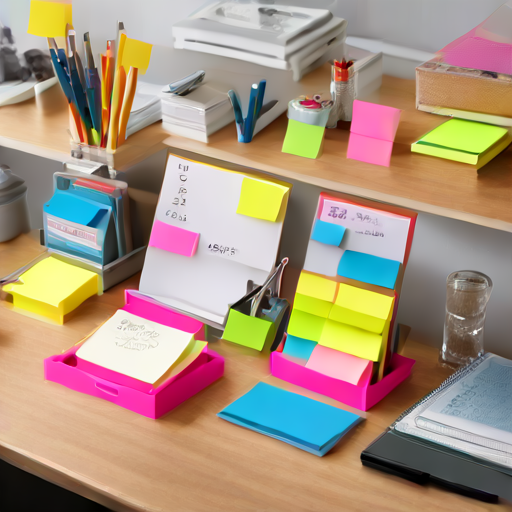 Afbeelding van Zelfklevende post-it houders: waar te koop?