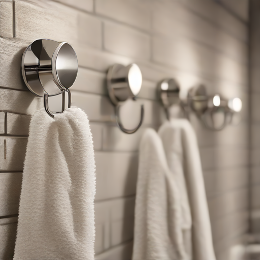 Afbeelding van Tips voor het bevestigen van plakhaakjes in de badkamer