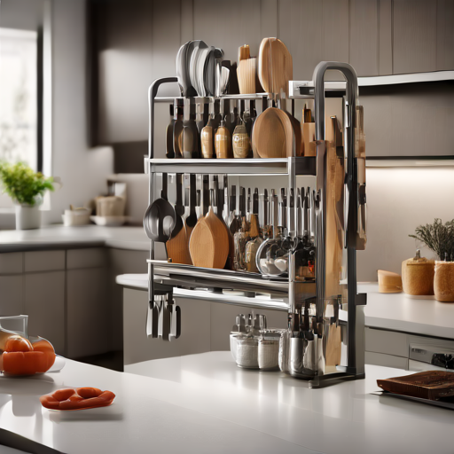 Afbeelding van Onderhoud van multifunctionele keukenrekken: Tips en trucs