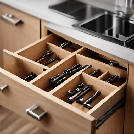 Afbeelding van Maak multifunctionele keukenladeklemmen met gemak thuis