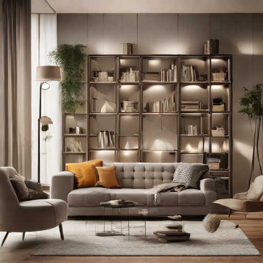 Afbeelding van Multifunctionele opbergnetten in de woonkamer