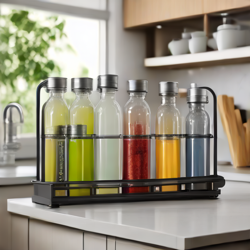 Afbeelding van Herbruikbare flessenorganizers: Duurzaam alternatief voor plastic