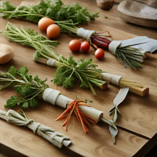 Afbeelding van Herbruikbare Groentenbinders Maken: Stap-voor-Stap Gids