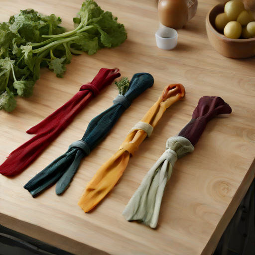 Afbeelding van Herbruikbare groentenbinders kiezen die bij jouw stijl passen