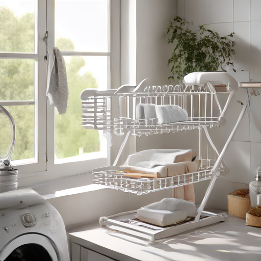 Afbeelding van Plastic droogrekken: Duurzaam en milieuvriendelijk