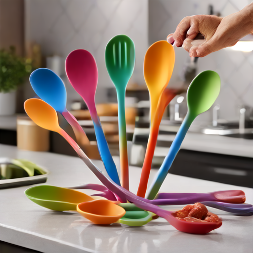 Afbeelding van Herbruikbare Siliconen Lepels: Duurzaam en Praktisch Gebruik