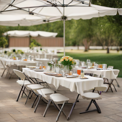 Afbeelding van Plastic opvouwbare tafels in de buurt vinden