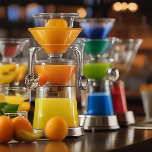 Afbeelding van Handige plastic citrusboortjes voor cocktailliefhebbers