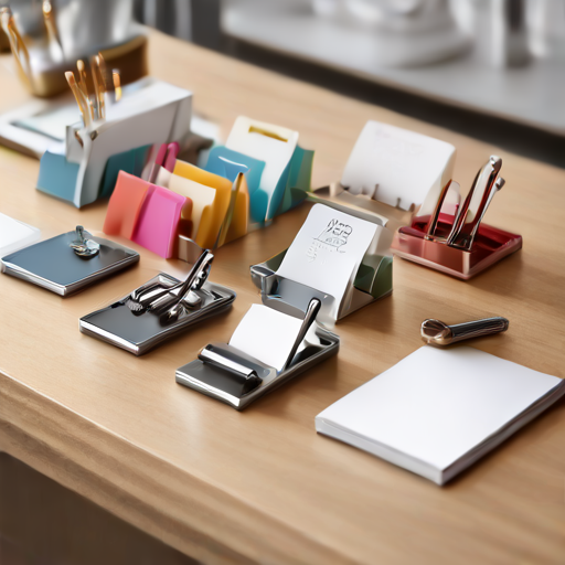Afbeelding van Organiseer je bureau met multifunctionele knijpers