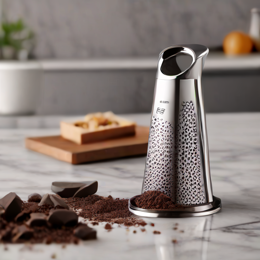 Afbeelding van Top rvs-raspen voor het raspen van chocolade