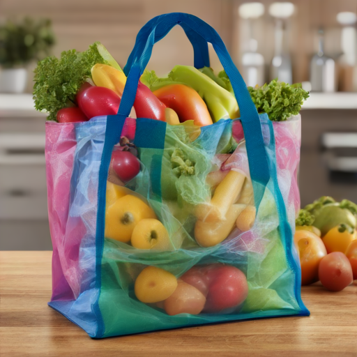 Afbeelding van Goedkope plastic opvouwbare boodschappentassen kopen