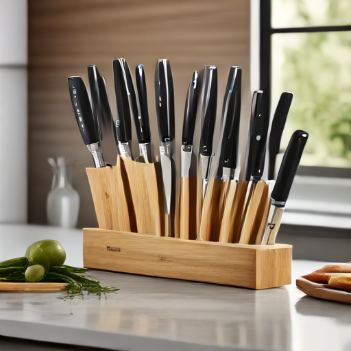 Afbeelding van Veiligheid van multifunctionele messenhouders voor kinderen