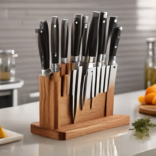 Afbeelding van Duurzaamheid van multifunctionele messenhouders in gebruik