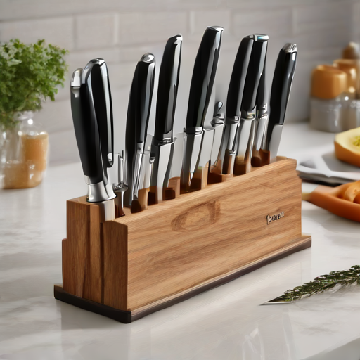 Afbeelding van Multifunctionele messenhouders: jouw keukenhelper